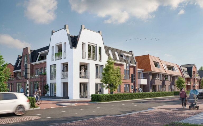 Nieuwbouwproject Parkstaete in Hattem impressie van de straat