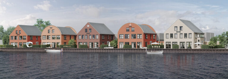 Nieuwbouw watervilla's Hanzesteden